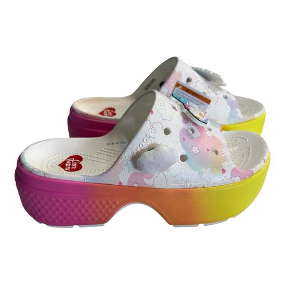 NWT Crocs Care Bears Stomp Slide Size 9 - Picture 2 of 6
